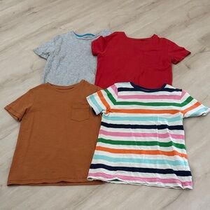 Mini Boden Red, Gray, Brown, and Striped Kids Tees